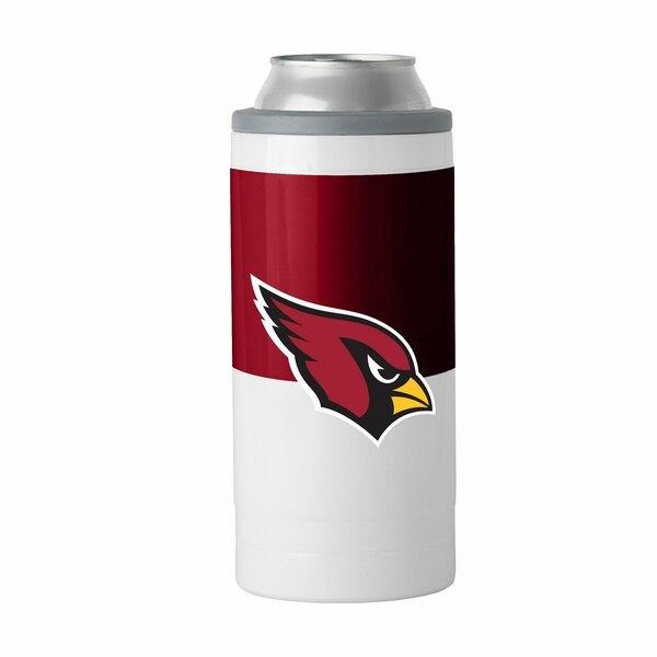 Logo Brands Arizona Cardinals Colorblock 12oz Slim Can Coolie 601-S12C-11